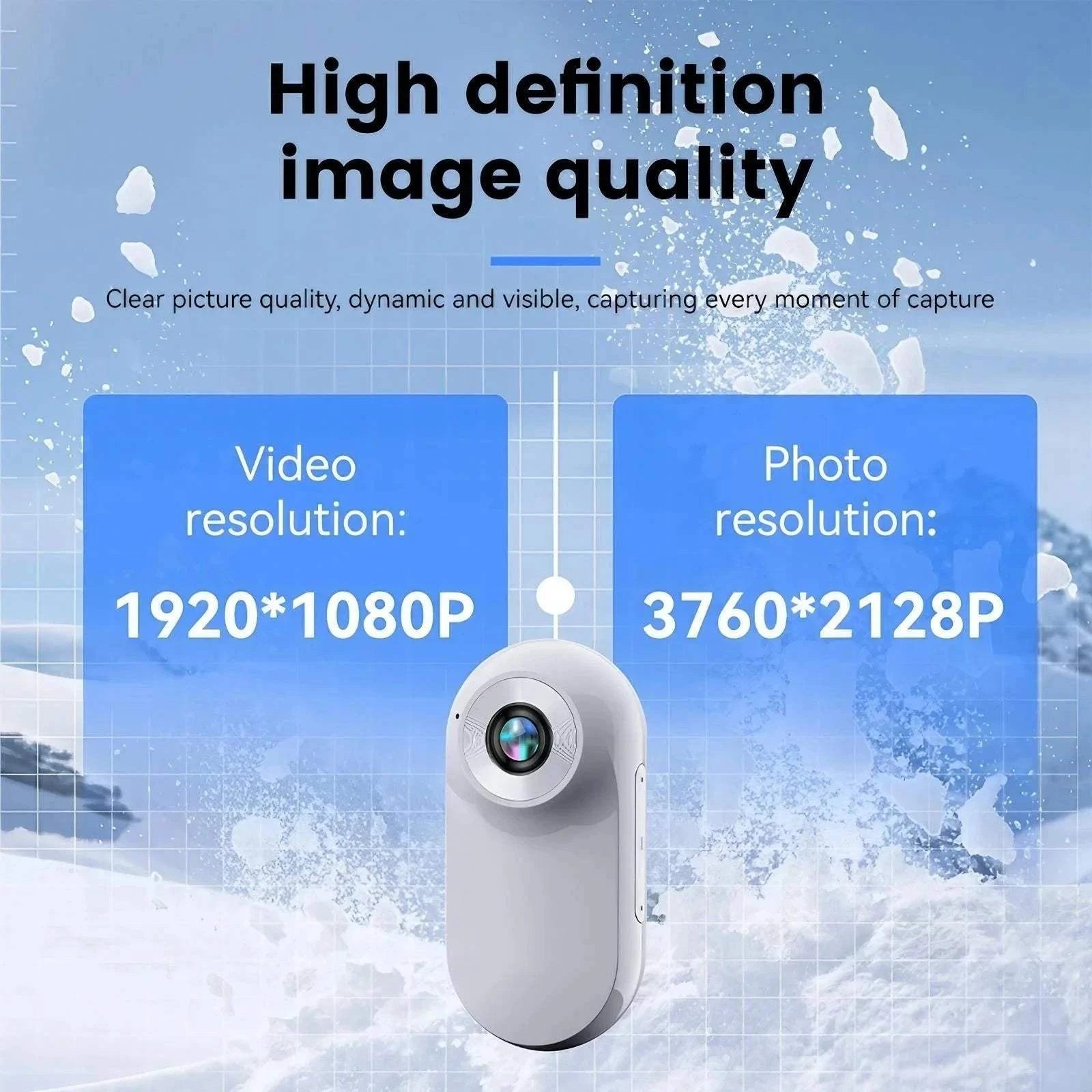 Fortunato Store Mini HD Pet Collar Camera 1080P Mini HD Pet Collar Camera