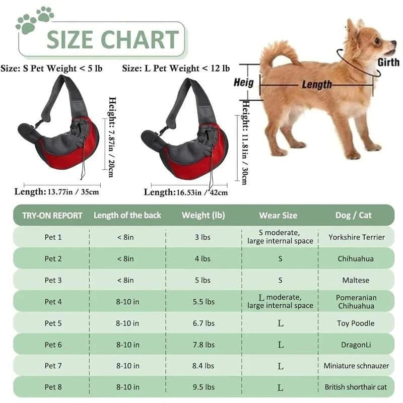 Fortunato Store Pet Accessories / Dog Carriers Dog Backpack Carrier for Medium Breeds