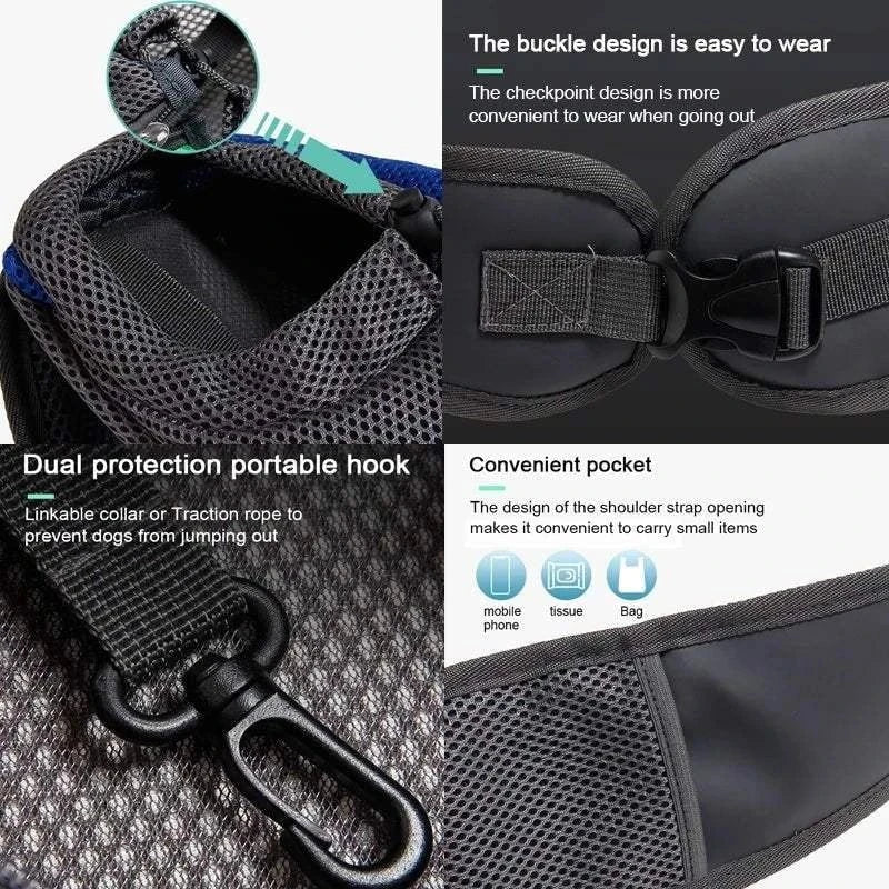 Fortunato Store Pet Accessories / Dog Carriers Dog Backpack Carrier for Medium Breeds