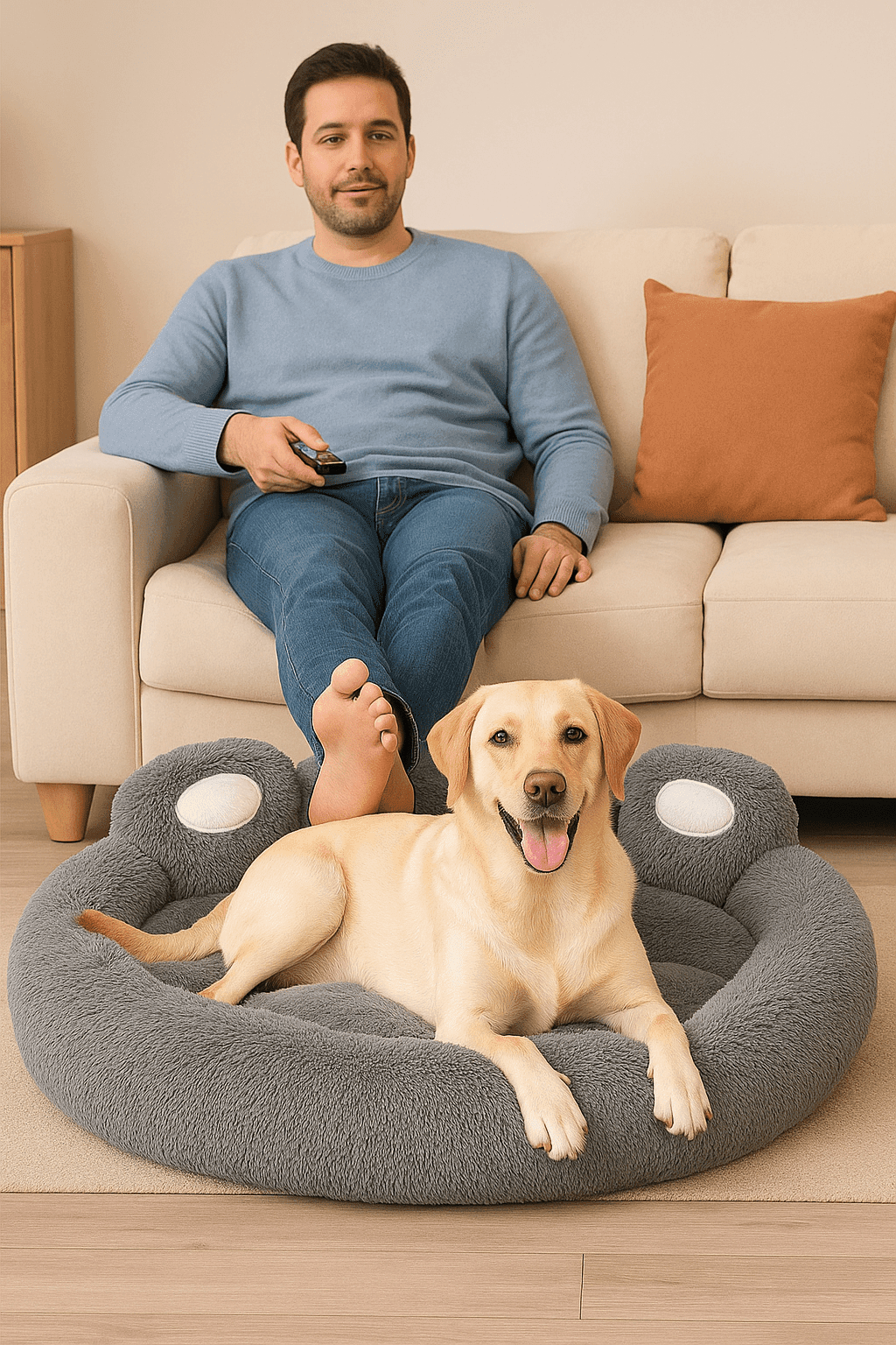 Fortunato Store Pet Sofa Breathable Dog Bed – Washable Soft Pet Sofa