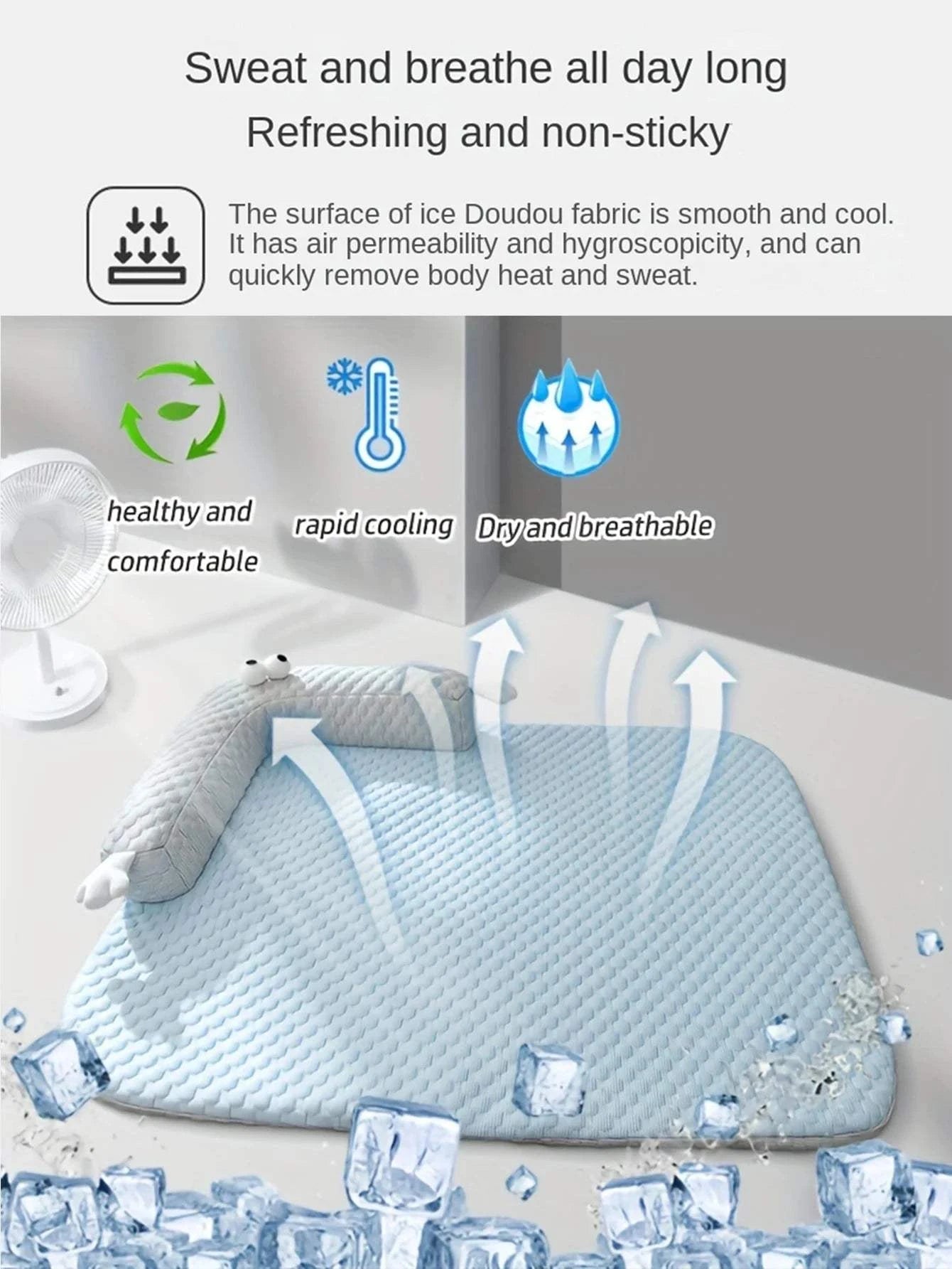 Fortunato Store Cooling Pet Mat Cooling Pet Mat – Summer Pad for Dogs & Cats