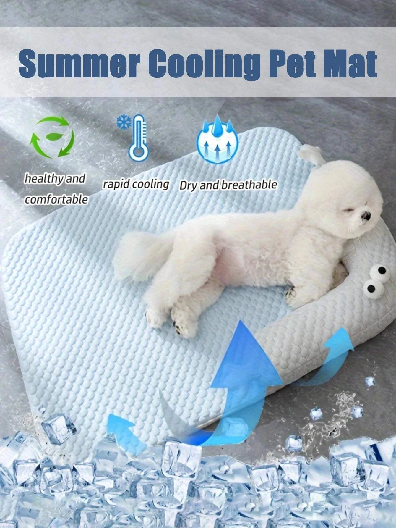 Fortunato Store Cooling Pet Mat Cooling Pet Mat – Summer Pad for Dogs & Cats