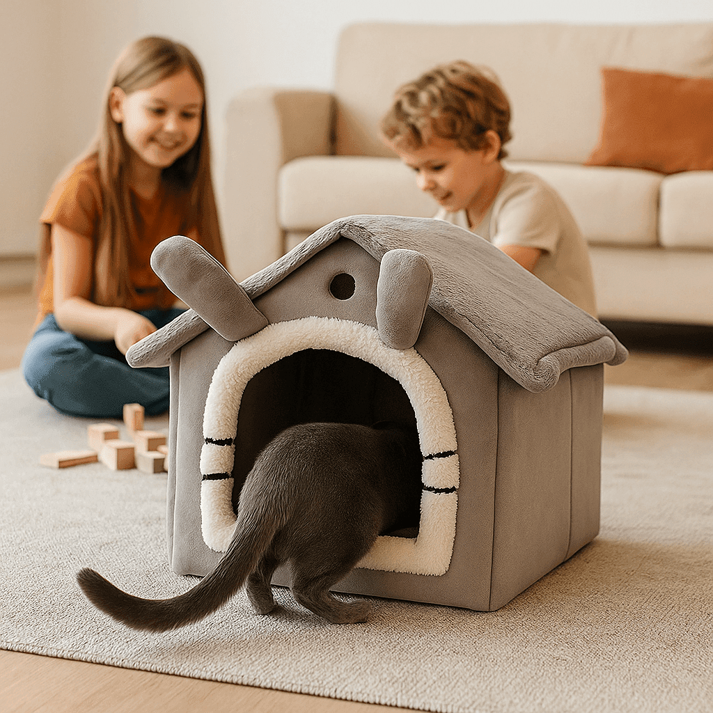 Fortunato Store Corduroy Dog Bed Corduroy Dog Bed – Washable Bed for All Sizes