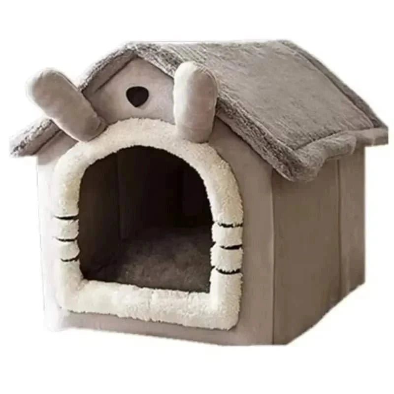 Fortunato Store Corduroy Dog Bed GRAY / S Corduroy Dog Bed – Washable Bed for All Sizes