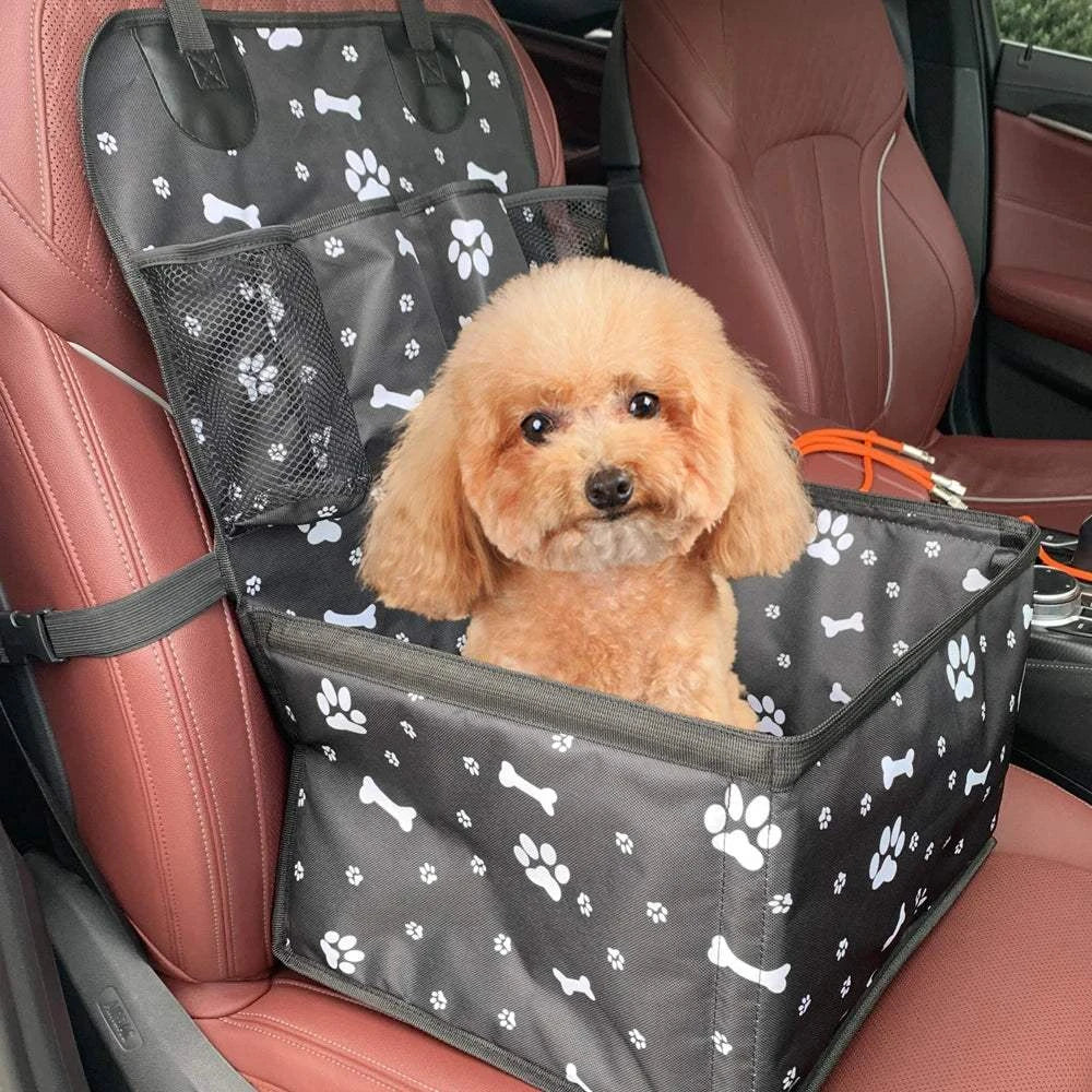 Fortunato Store Foldable Pet Hammock Dog Car Seat with Storage – Foldable Pet Hammock