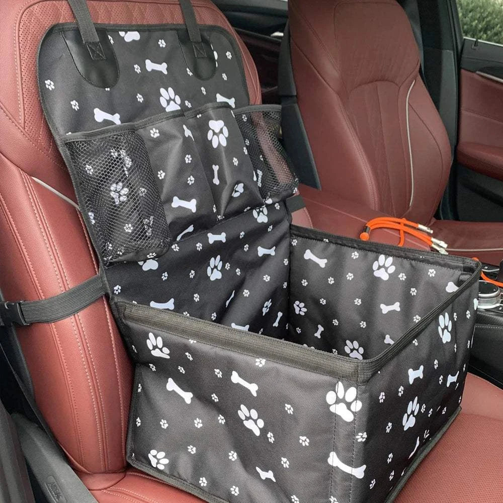 Fortunato Store Foldable Pet Hammock Dog Car Seat with Storage – Foldable Pet Hammock