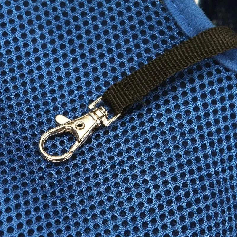 Fortunato Store Dog Carrier Backpack Foldable Dog Car Seat Hammock with Storage Pockets