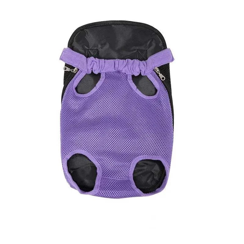 Fortunato Store Dog Carrier Backpack Purple / M Foldable Dog Car Seat Hammock with Storage Pockets