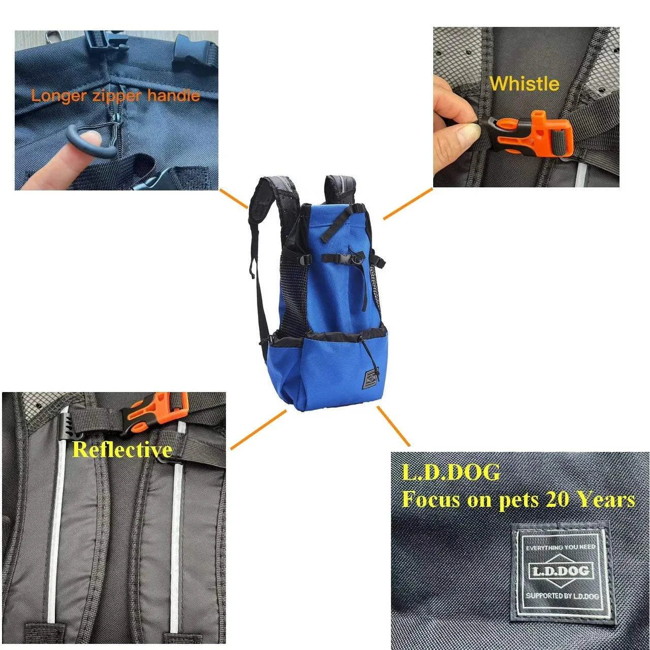 Fortunato Store Dog Carrier Backpack Dog Carrier Backpack – Breathable Hiking Travel Bag