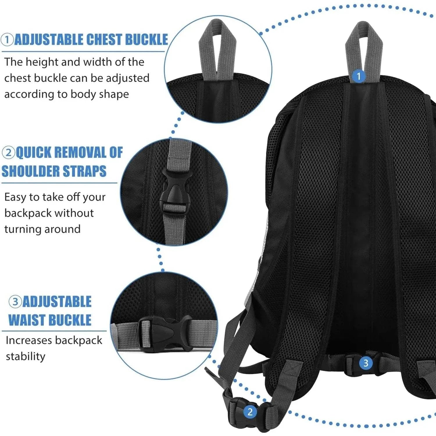 Fortunato Store Dog Carrier Backpack Dog Carrier Backpack – Front Pet Travel Bag
