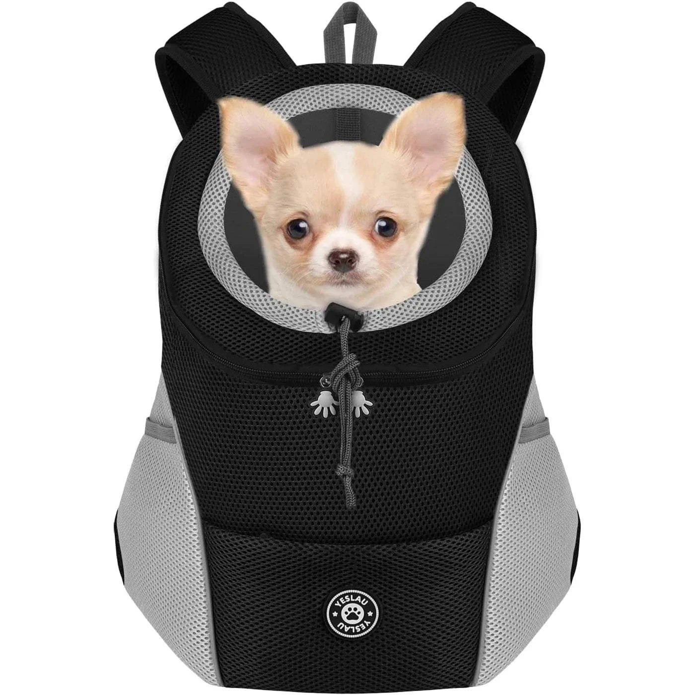 Fortunato Store Dog Carrier Backpack Black / S Dog Carrier Backpack – Front Pet Travel Bag