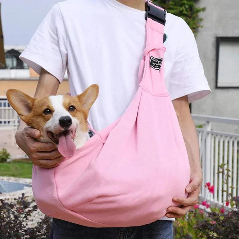 Fortunato Store Dog Sling Carrier Dog Carrier Sling Bag – Hands-Free Travel Tote