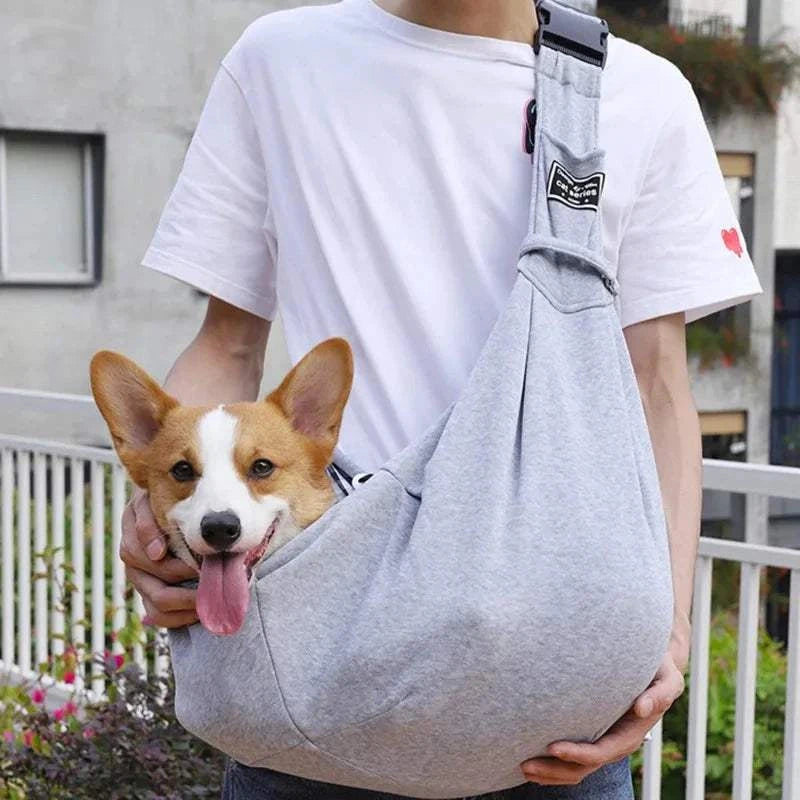 Fortunato Store Dog Sling Carrier Dog Carrier Sling Bag – Hands-Free Travel Tote