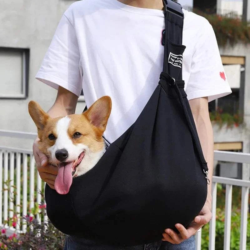 Fortunato Store Dog Sling Carrier Dog Carrier Sling Bag – Hands-Free Travel Tote