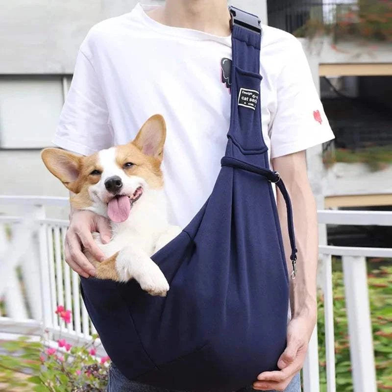 Fortunato Store Dog Sling Carrier Dog Carrier Sling Bag – Hands-Free Travel Tote