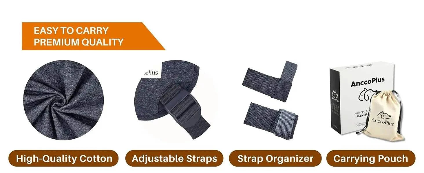 Fortunato Store Dog Sling Carrier Front Dog Sling Carrier – Hands-Free Travel for Small Pets