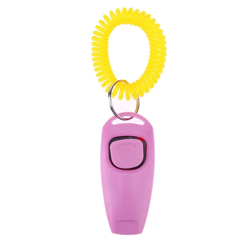 Fortunato Store Dog Training Clicker Pink Dog Training Clicker – With Wrist Strap & Loud Sound