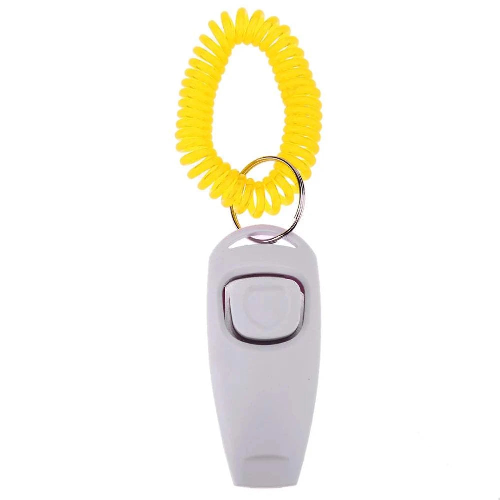 Fortunato Store Dog Training Clicker WHITE Dog Training Clicker – With Wrist Strap & Loud Sound