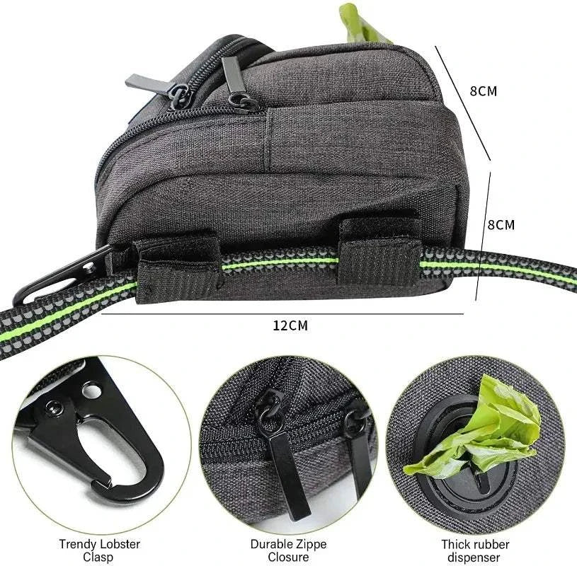 Fortunato Store Dog Treat Training Bag Dog Training Treat Pouch – Waste Bag Holder & Clip-On