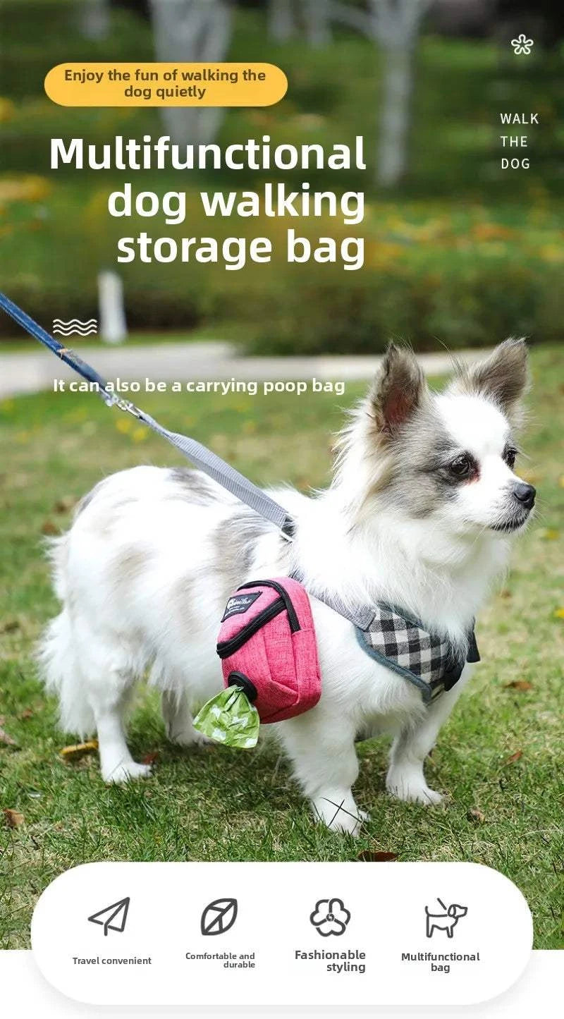 Fortunato Store Dog Treat Training Bag Dog Training Treat Pouch – Waste Bag Holder & Clip-On