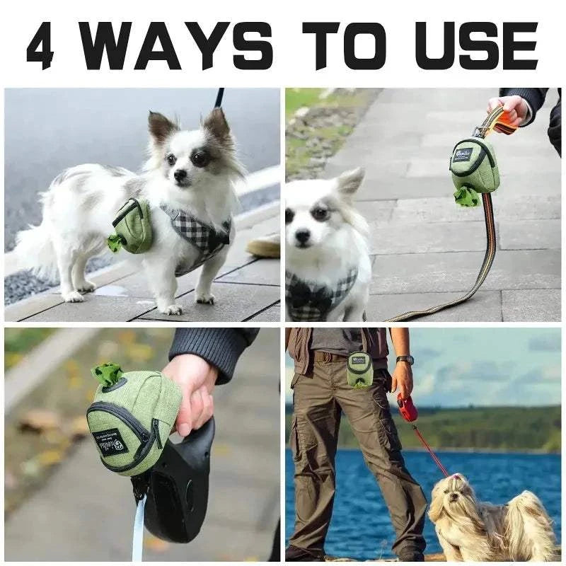 Fortunato Store Dog Treat Training Bag Dog Training Treat Pouch – Waste Bag Holder & Clip-On