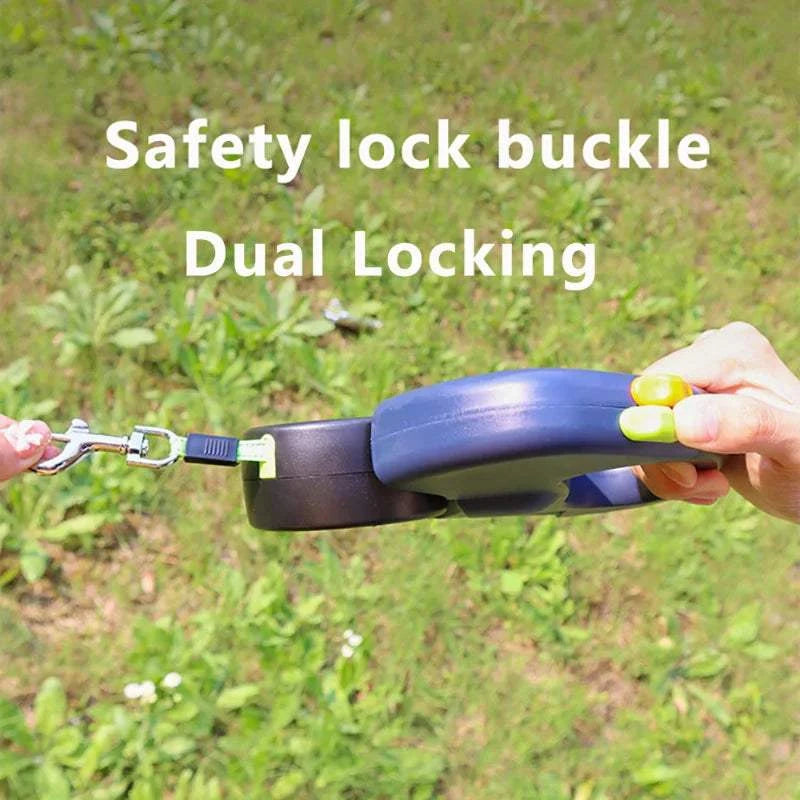 Fortunato Store Dual Retractable Dog Leash Dual Retractable Dog Leash – No-Tangle & LED Light