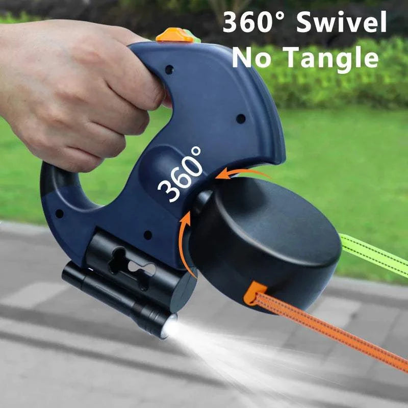Fortunato Store Dual Retractable Dog Leash Dual Retractable Dog Leash – No-Tangle & LED Light