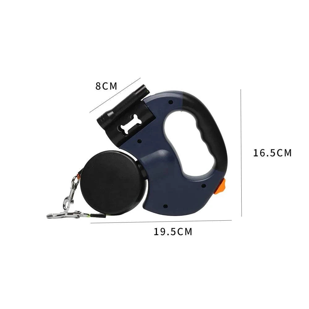 Fortunato Store Dual Retractable Dog Leash Dual Retractable Dog Leash – No-Tangle & LED Light