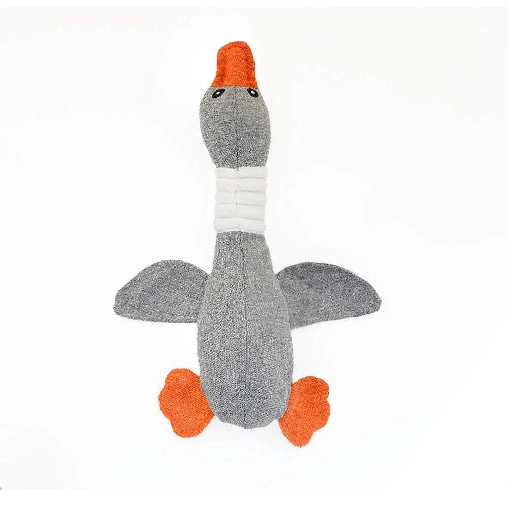 Fortunato Store Dental Chew for Pets Gray Goose Goose Sound Dog Toy – Dental Chew for Pets