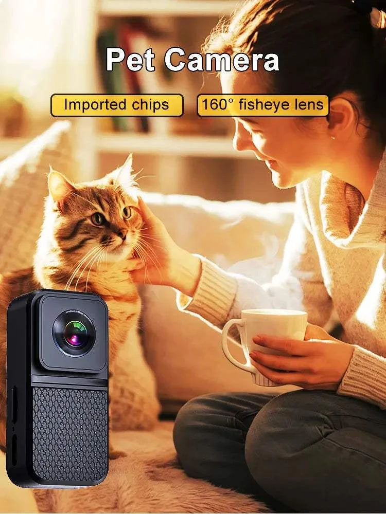 Fortunato Store Pet Collar Camera HD 1080P Pet Collar Camera – Wide Angle, No WiFi Needed