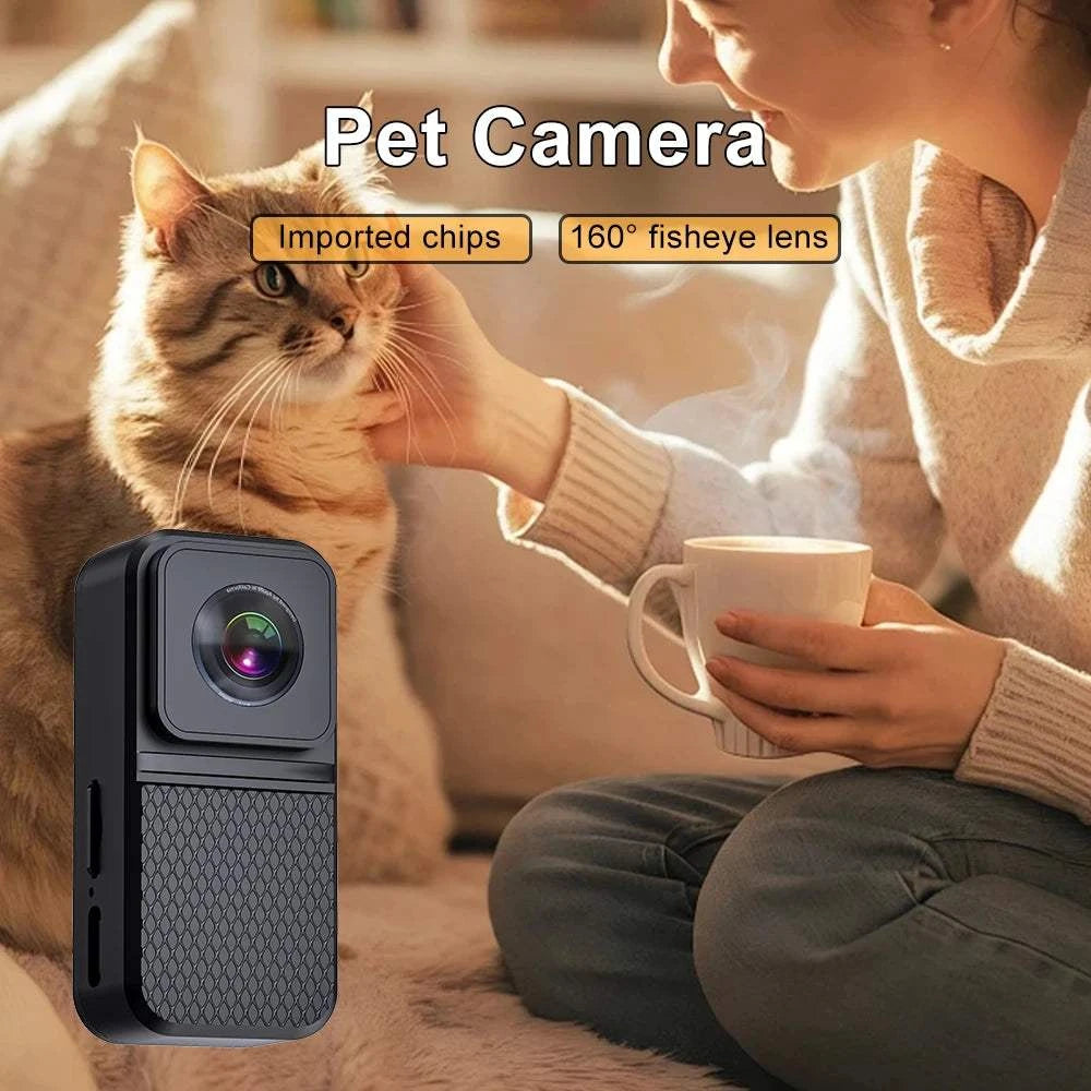Fortunato Store Pet Collar Camera HD 1080P Pet Collar Camera – Wide Angle, No WiFi Needed