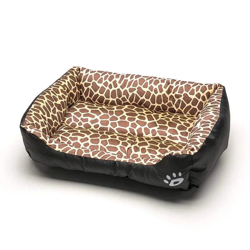 Fortunato Store Orthopedic Dog Bed leopard print / 2XL Large Waterproof Pet Bed – Washable Plush Mat