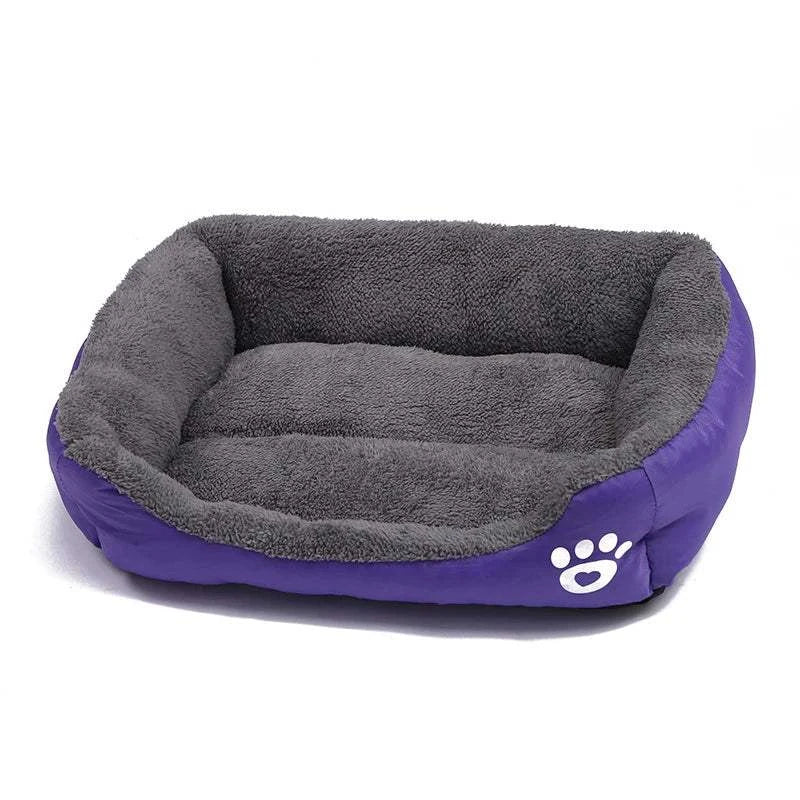 Fortunato Store Orthopedic Dog Bed Purple / XL Large Waterproof Pet Bed – Washable Plush Mat