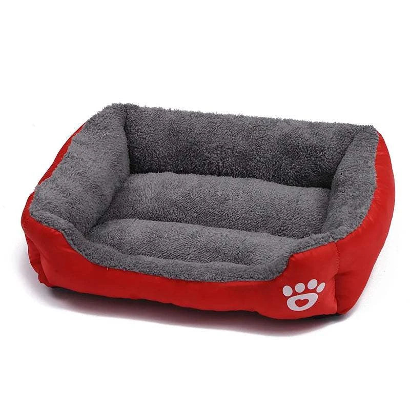 Fortunato Store Orthopedic Dog Bed Red / XL Large Waterproof Pet Bed – Washable Plush Mat