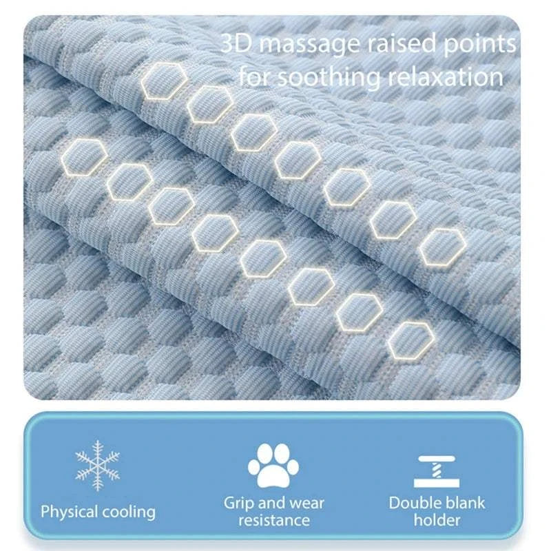 Fortunato Store LLC Cooling Pet Mat Cooling Pet Mat – Ice Silk Summer Bed for Dogs & Cats