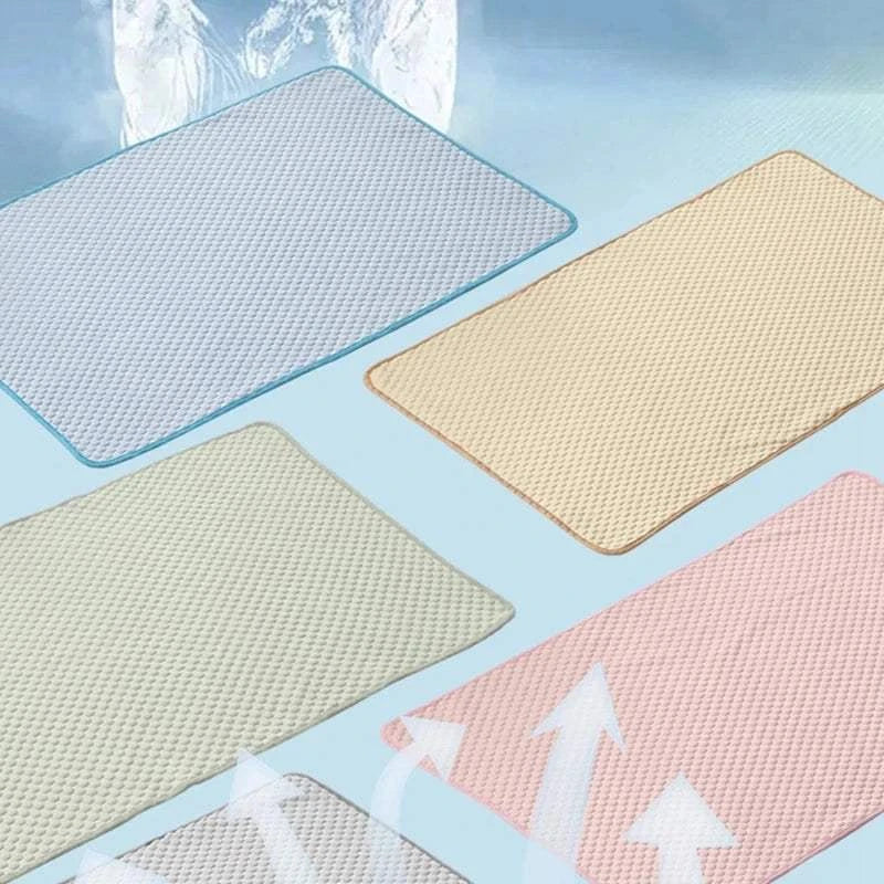 Fortunato Store LLC Cooling Pet Mat Cooling Pet Mat – Ice Silk Summer Bed for Dogs & Cats