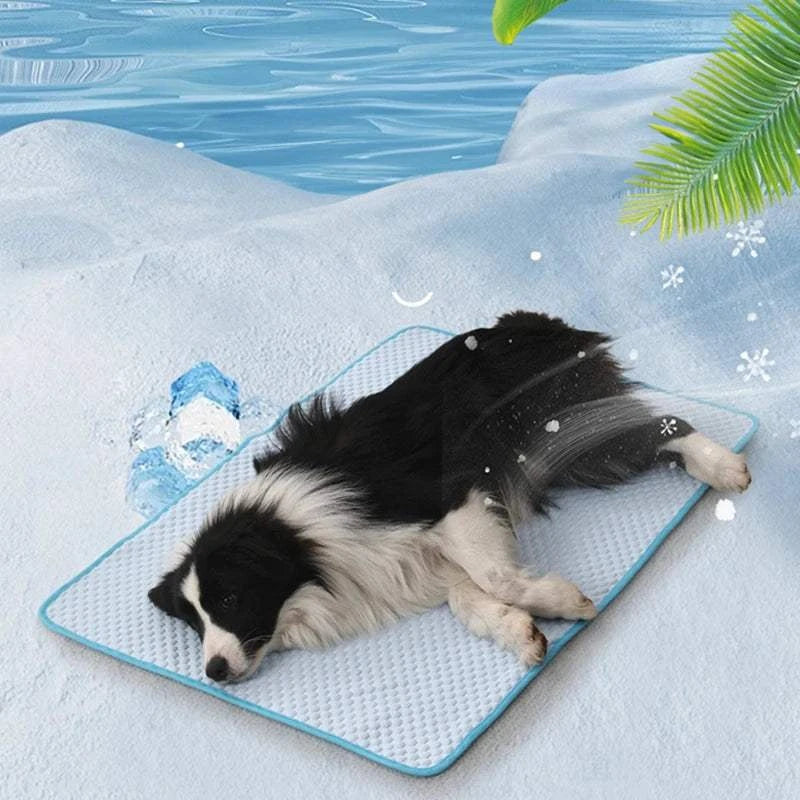 Fortunato Store LLC Cooling Pet Mat Cooling Pet Mat – Ice Silk Summer Bed for Dogs & Cats