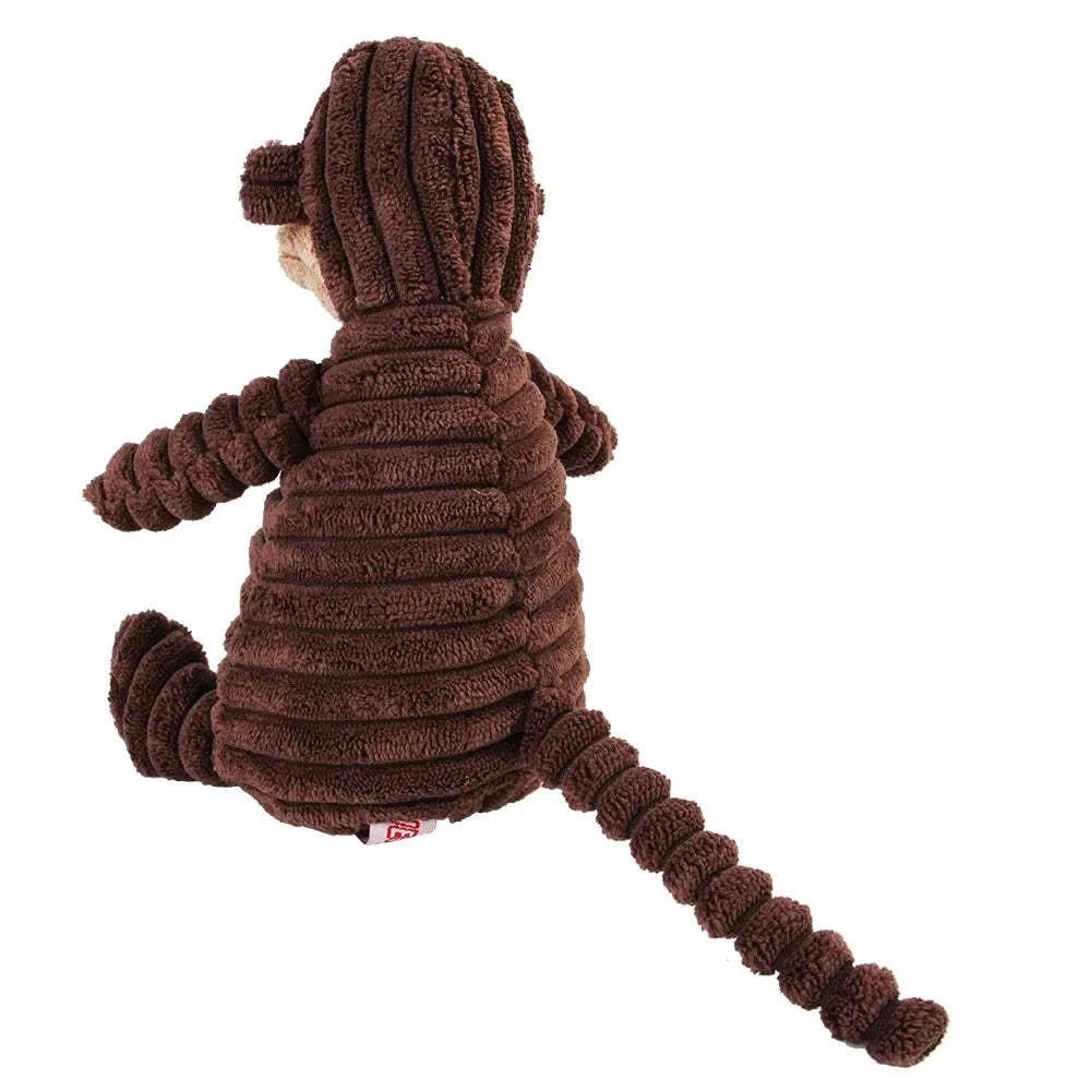 Fortunato Store LLC Squeaky Dog Toy Corduroy Squeaky Dog Toy – Plush Molar Chew for Large Dogs