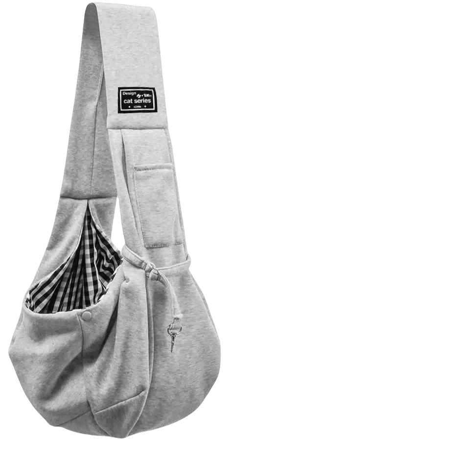 Fortunato Store LLC Dog Sling Carrier Gray / none / United States Cotton Pet Sling Bag – Travel Shoulder Carrier for Small Pets