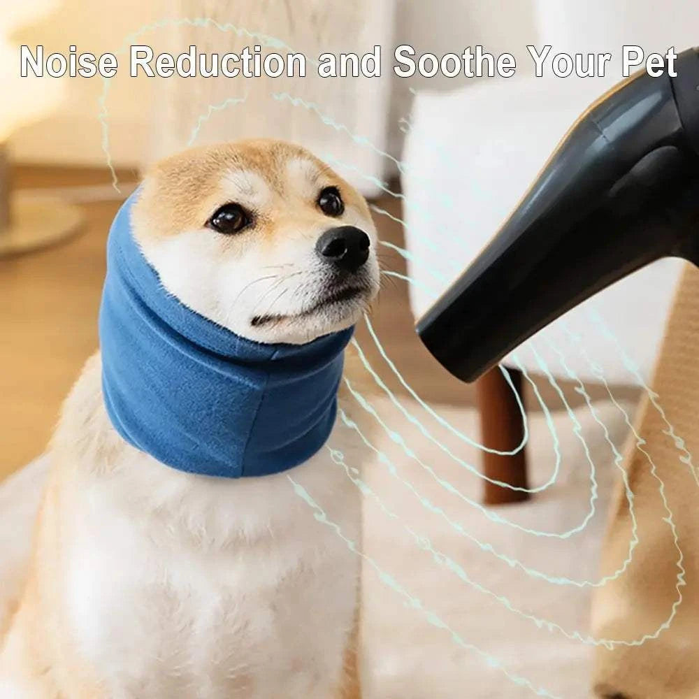 Fortunato Store LLC Dog Noise Cancelling Earmuffs Dog Calming Earmuffs – Noise-Reducing Neck Wrap