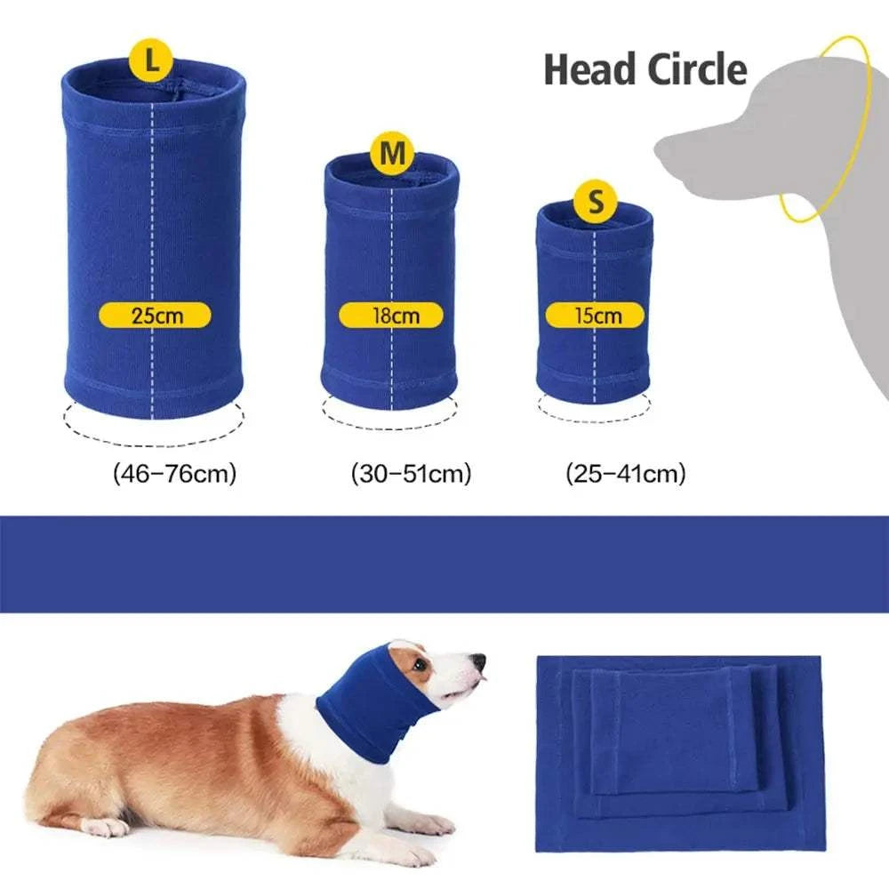 Fortunato Store LLC Dog Noise Cancelling Earmuffs Dog Calming Earmuffs – Noise-Reducing Neck Wrap