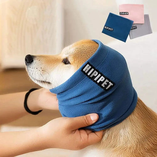 Dog Calming Earmuffs – Noise-Reducing Neck Wrap
