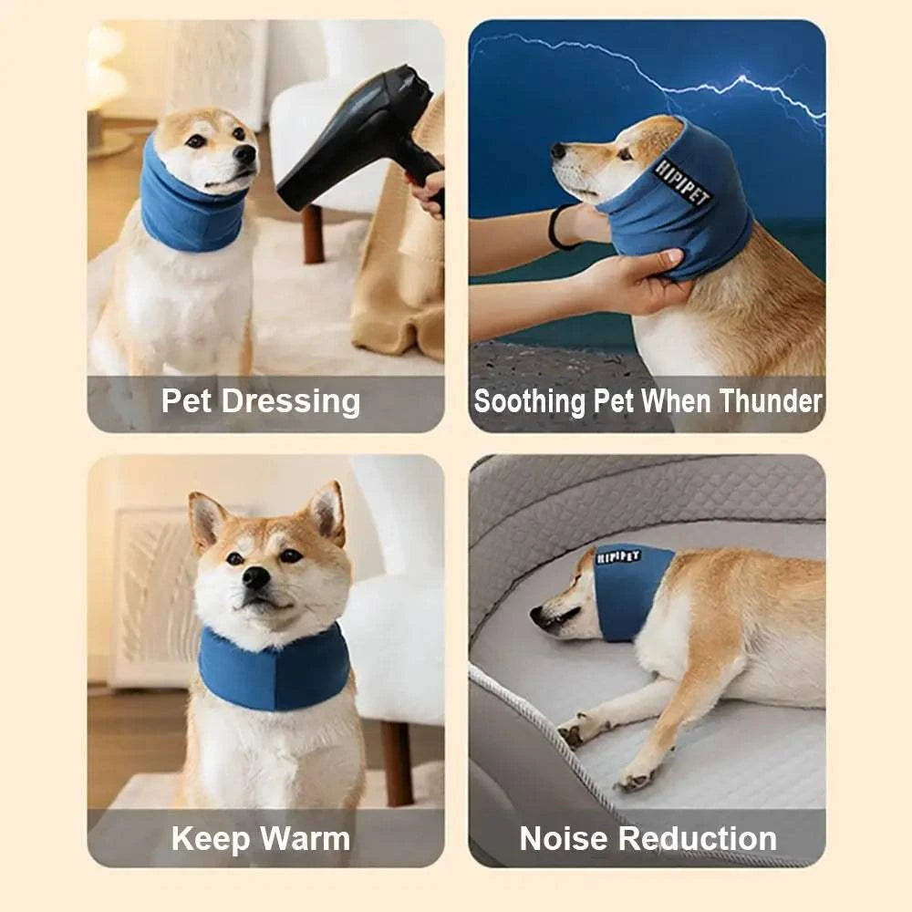 Fortunato Store LLC Dog Noise Cancelling Earmuffs Dog Calming Earmuffs – Noise-Reducing Neck Wrap
