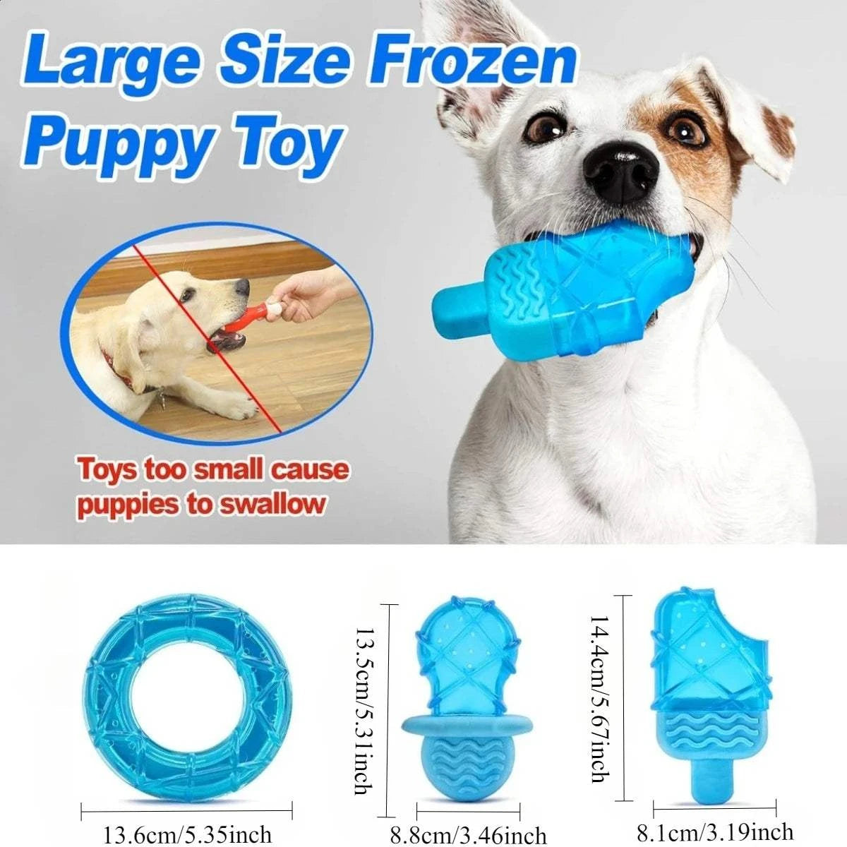 Fortunato Store LLC Dog Cooling Chew Toys 3pcs 3pcs Dog Cooling Chew Toys – Summer Relief Set