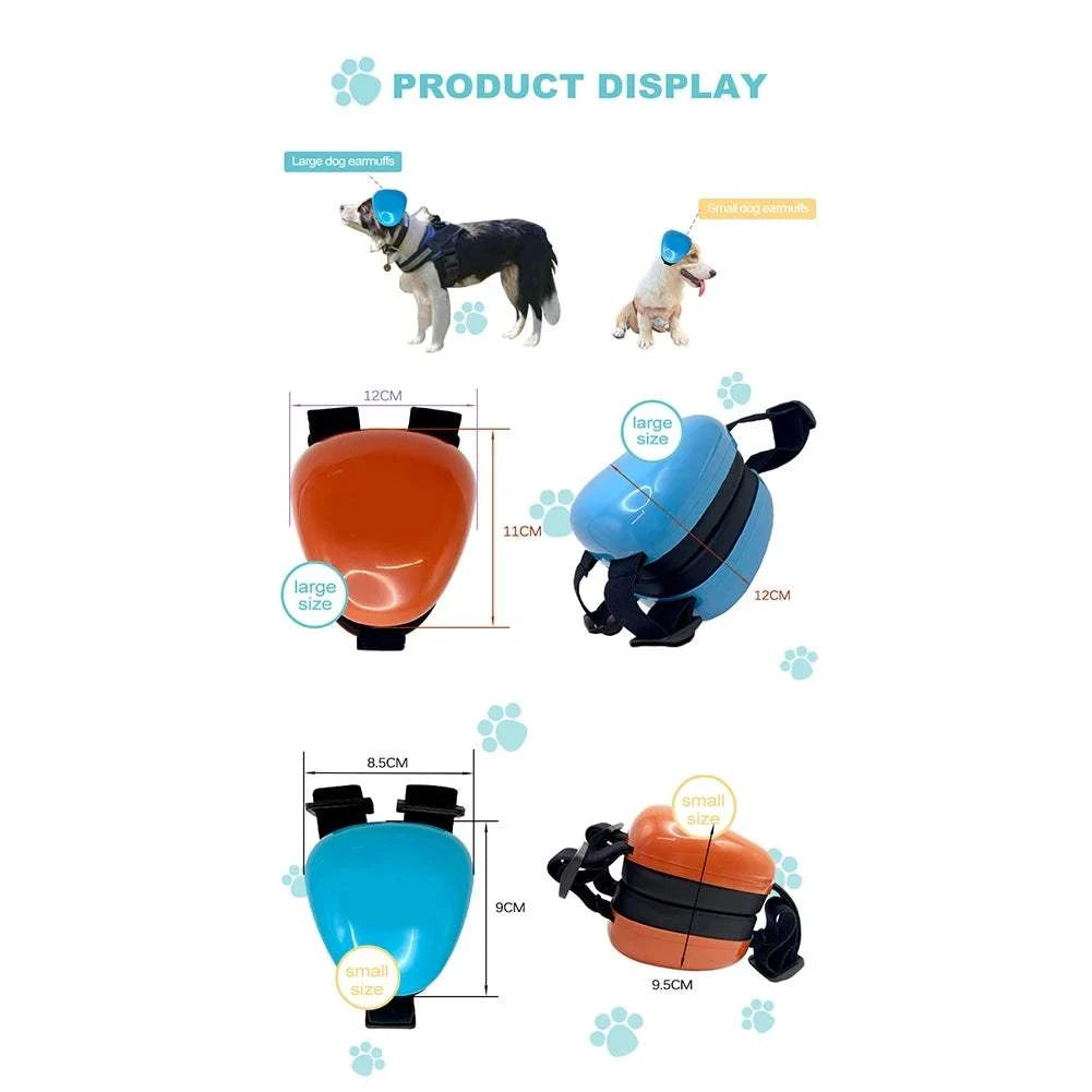 Fortunato Store LLC Dog Noise Cancelling Earmuffs Dog Noise Cancelling Earmuffs – Hearing Protection Mask