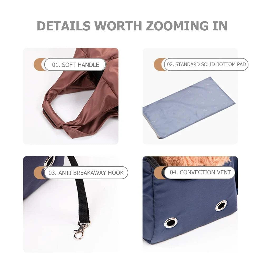 Fortunato Store LLC Pet Accessories / Dog Carriers Foldable Cat & Dog Carrier – Lightweight & Breathable Bag