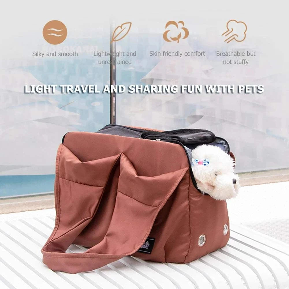 Fortunato Store LLC Pet Accessories / Dog Carriers Foldable Cat & Dog Carrier – Lightweight & Breathable Bag