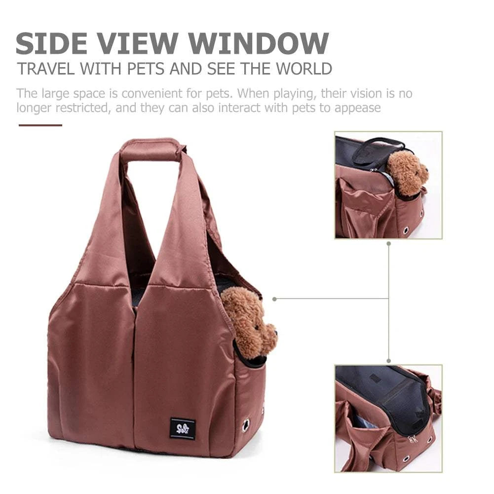 Fortunato Store LLC Pet Accessories / Dog Carriers Foldable Cat & Dog Carrier – Lightweight & Breathable Bag
