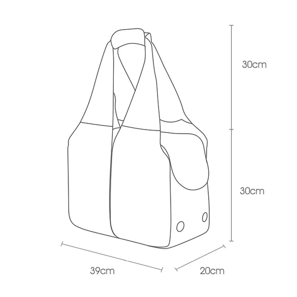 Fortunato Store LLC Pet Accessories / Dog Carriers Foldable Cat & Dog Carrier – Lightweight & Breathable Bag
