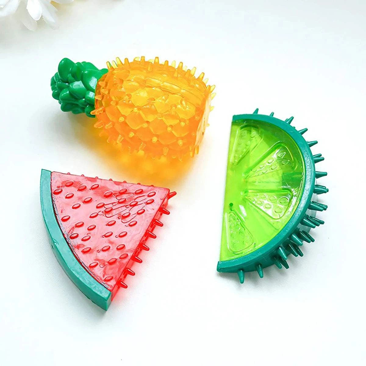 Fortunato Store LLC Freezable Dog Chew Toy Freezable Dog Chew Toy – Cooling TPR Fruit Design
